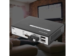 Laxiscreed Extensor Hdmi De Canal Único Com Usb E Saída Local Para Casa E Escritório