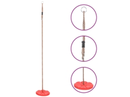 Vidaxl Baloiço De Placa 200 Cm Vermelho