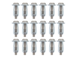 Conjunto De 20 Insertos Roscados Tipo Pétala 4x20 Mm, Parafusos