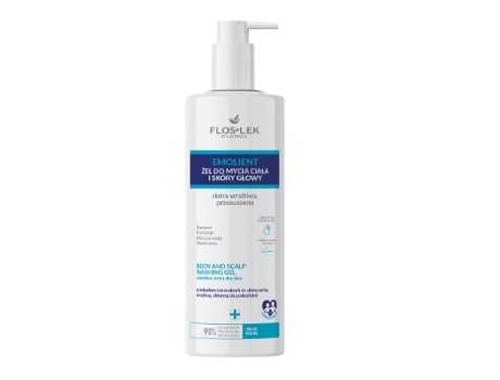 Limpeza Suave Para Pele Sensível E Ressecada Gel De Banho Flos Lek 400ml Floslek