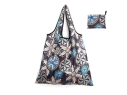 1 Sacola de Compras Dobrável para Armazenamento de Mantimentos, Reciclável, Ecológica, Resistente e Lavável GOKOCO