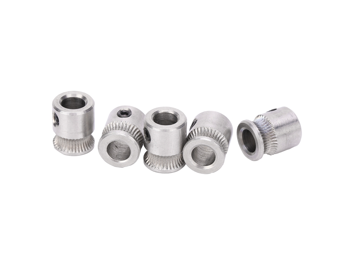 5 Peças De Roda De Alimentação Para Extruder Mk8 Engrenagem Côncava Acessórios De Impressora 3d