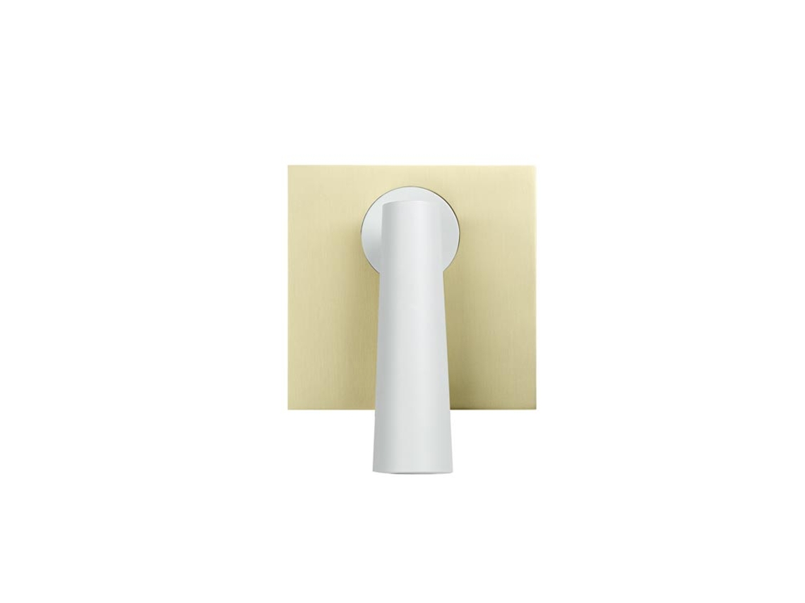 Ledsc4 Gamma - Aplique 105x190x130mm, Alumínio, Cor Dourado, Led 3.1w, 2700k, 137lm
