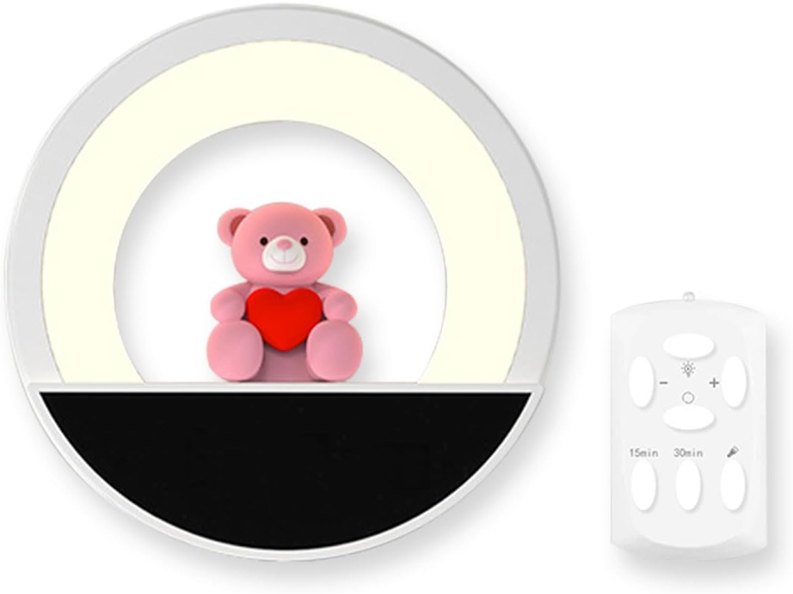 Luz Noturna Led Sem Cintilação, Três Cores, Temperatura E Brilho Com