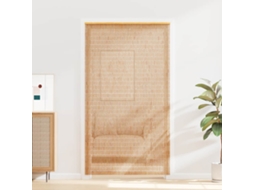 Vidaxl Cortina De Porta Anti-insetos Em Bambu 120x220 Cm