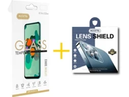 Pack Película de Vidro Temperado 2.5D + Película de Câmara para Samsung Galaxy S20 FE 5G ACCETEL