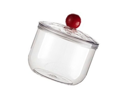 Recipiente Hermético, Em Plástico, 900 Ml, Transparente, Para Organização Doméstica Na Cozinha E Bancada