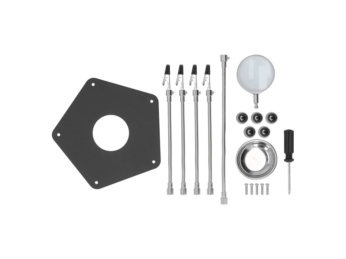 Soporte De Soldadura Com Lupa 3x Universal Para Pcb E Placas De Circuito Ferramenta De Soldadura