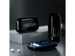 1 Porta Comprimidos Semanal Para 7 Dias, Estojo Medicamentos De Viagem, Ideal Casa, Organizador Comprimidos, Grande Capacidade E R Aquaforge