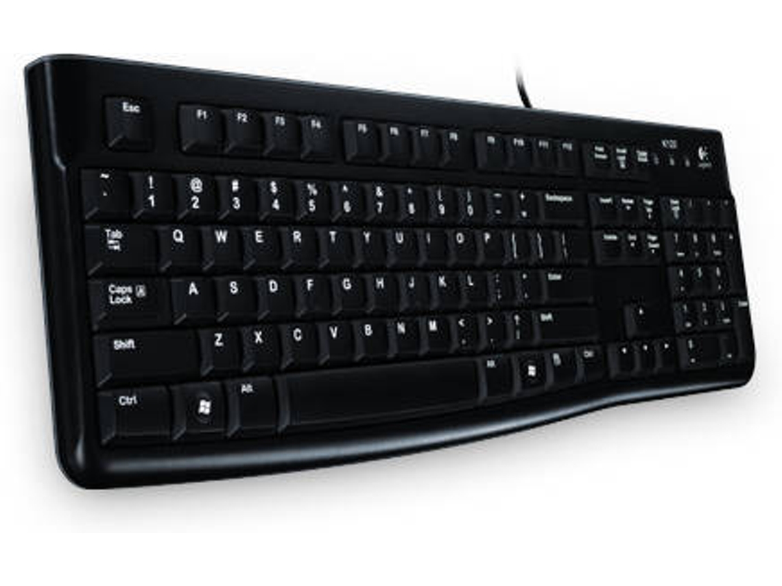 Teclado LOGITECH K120 (Com Cabo - Layout Estónio)