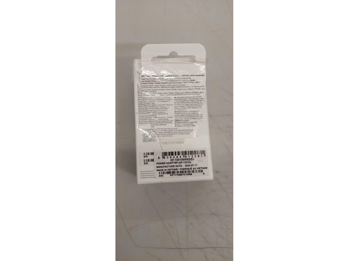 Adaptador sem Cabo SAMSUNG 25W (Outlet Caixa Aberta - Branco)