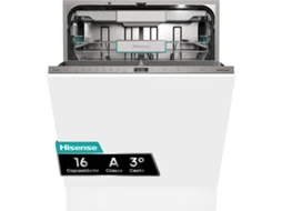 Máquina de Lavar Loiça Encastre HISENSE HV673A65  (16 Conjutnos - 59.8 cm - Painel Inox)