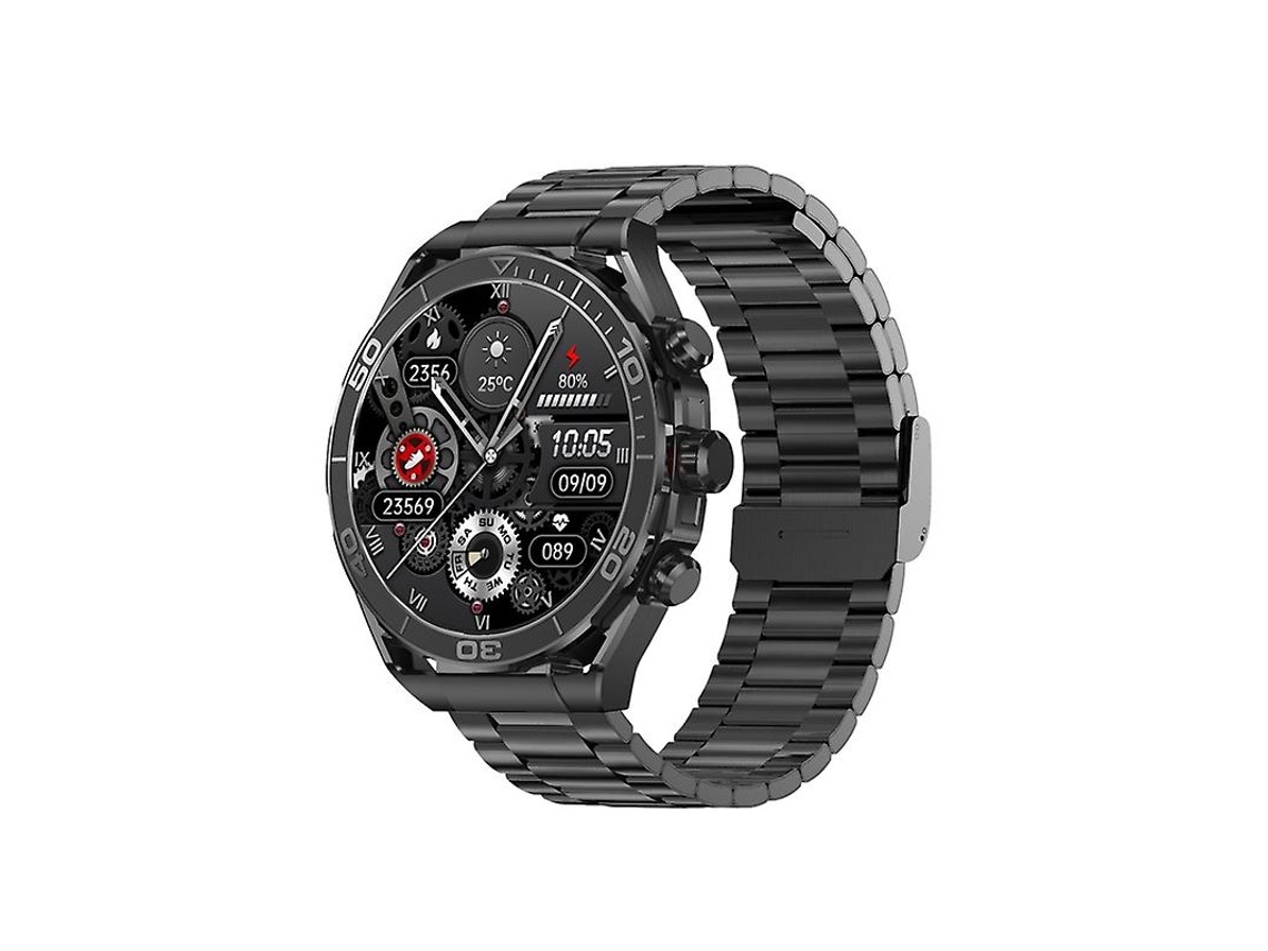 Relógio inteligente de 1,63 polegadas com mostrador redondo grande e suporte para rastreador de fitness HD IP68 à prova d'água multifuncional Ly Ebike