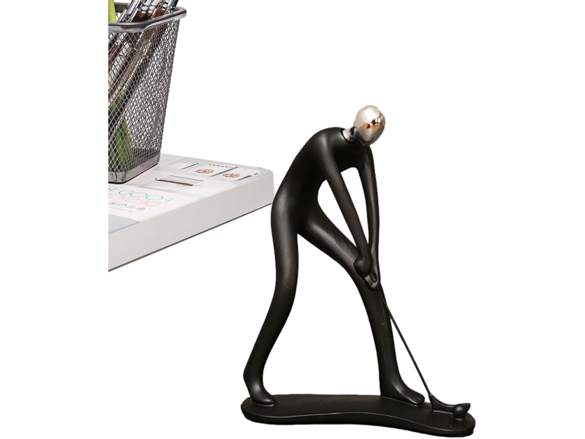 Ornamento Artístico Em Forma De Estatueta Esportiva, Decoração De Mesa Com Base.