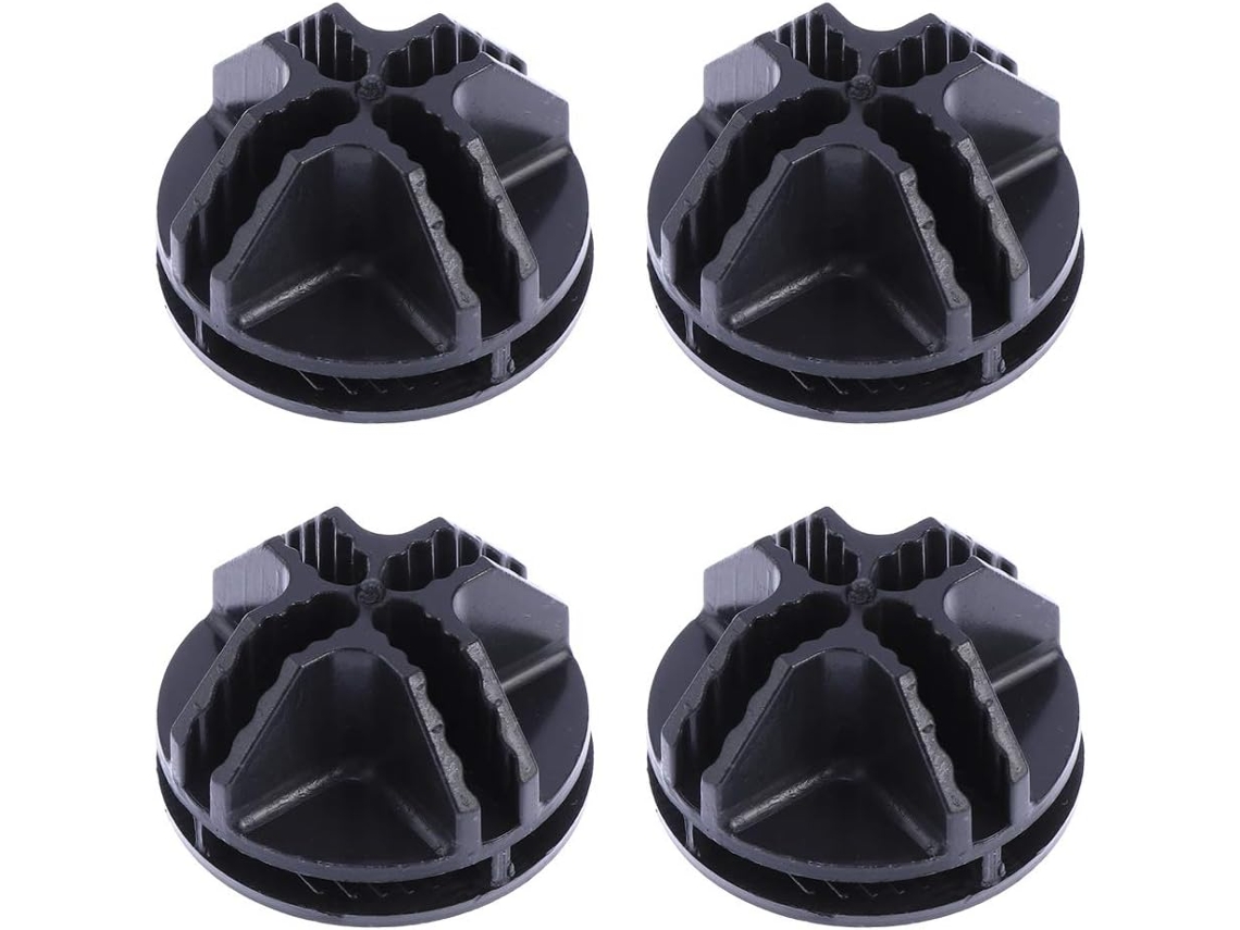Conjunto De 50 Conectores Combinados Em Abs Preto Para Gabinetes