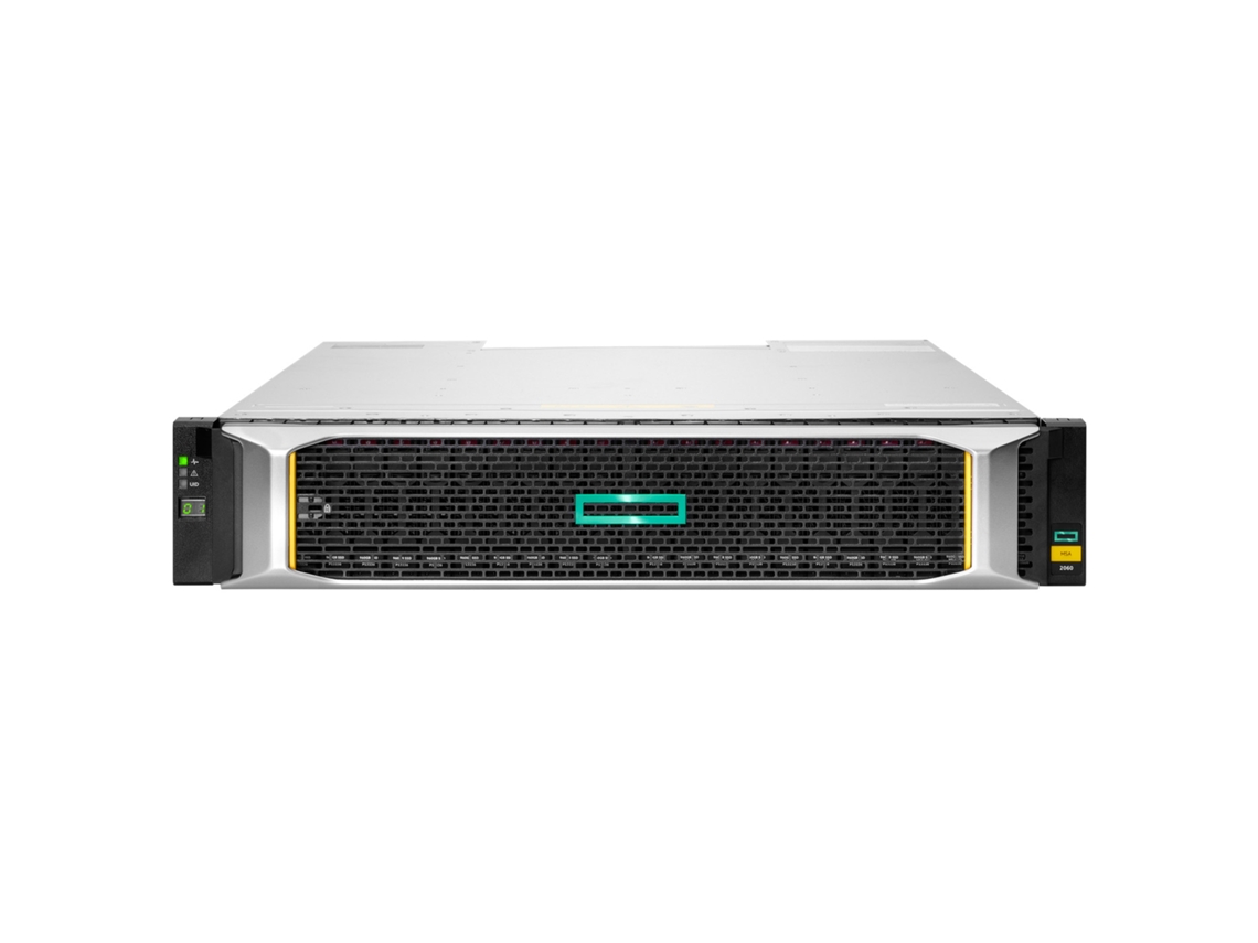 Rack para múltiplas unidades de disco HPE Msa 2060 2U prateado preto
