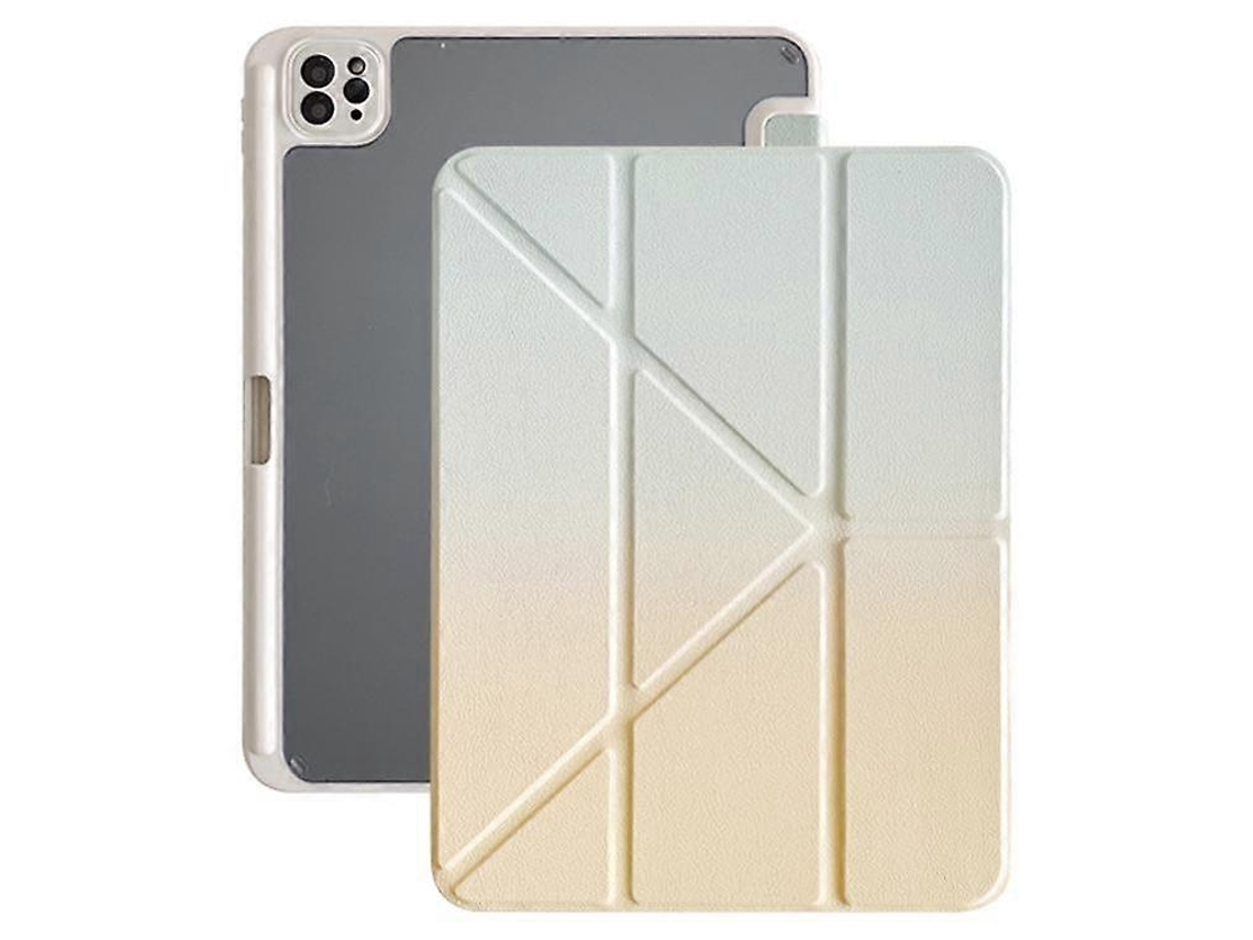 Capa de couro dobrável para tablet Webake Y com gradiente de arco-íris