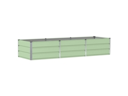 Conjunto 1 Vaso De Jardim Vidaxl Verde Aço (240 X 80 X 45 Cm)