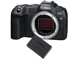 Máquina Fotográfica Mirrorless CANON EOS R8 (Corpo) + Bateria extra LP E17