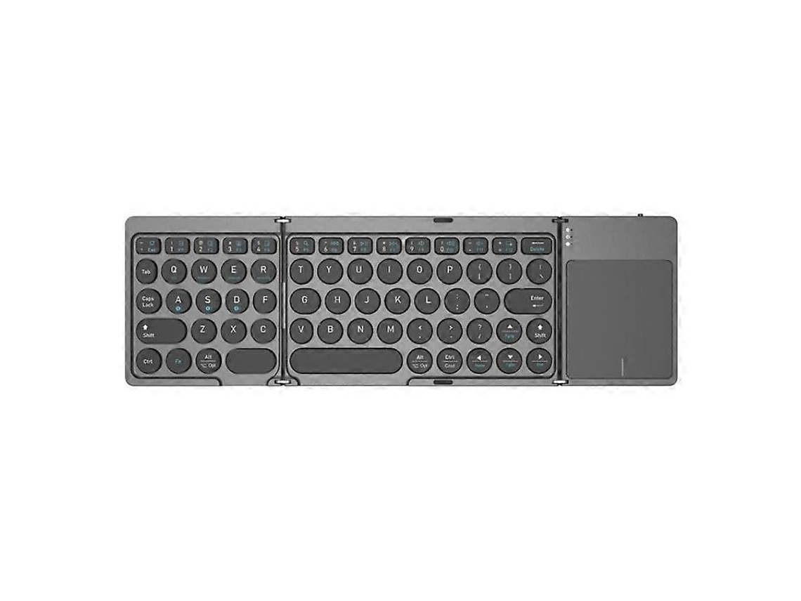 Teclado Dobrável Sem Fio Kf86 Max Compatível Com Bluetooth E Com Touchpad. Nostalgia88