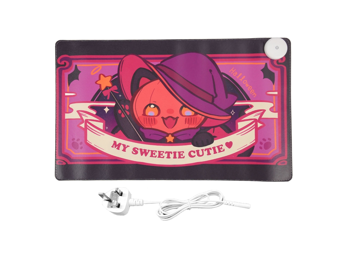 Mouse Pad Quente Para Desktop Grande Couro Pu Com 3 Marchas Ajustáveis Mouse Mat Quente Para Escritório