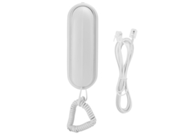 Mali telefone Fixo de Parede Branco para Hotel, Escritório e Casa com Material Abs Durável