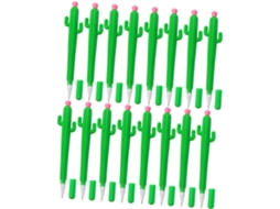 Conjunto De 25 Canetas Em Gel Com Estampa Cactos E Motivos Florais