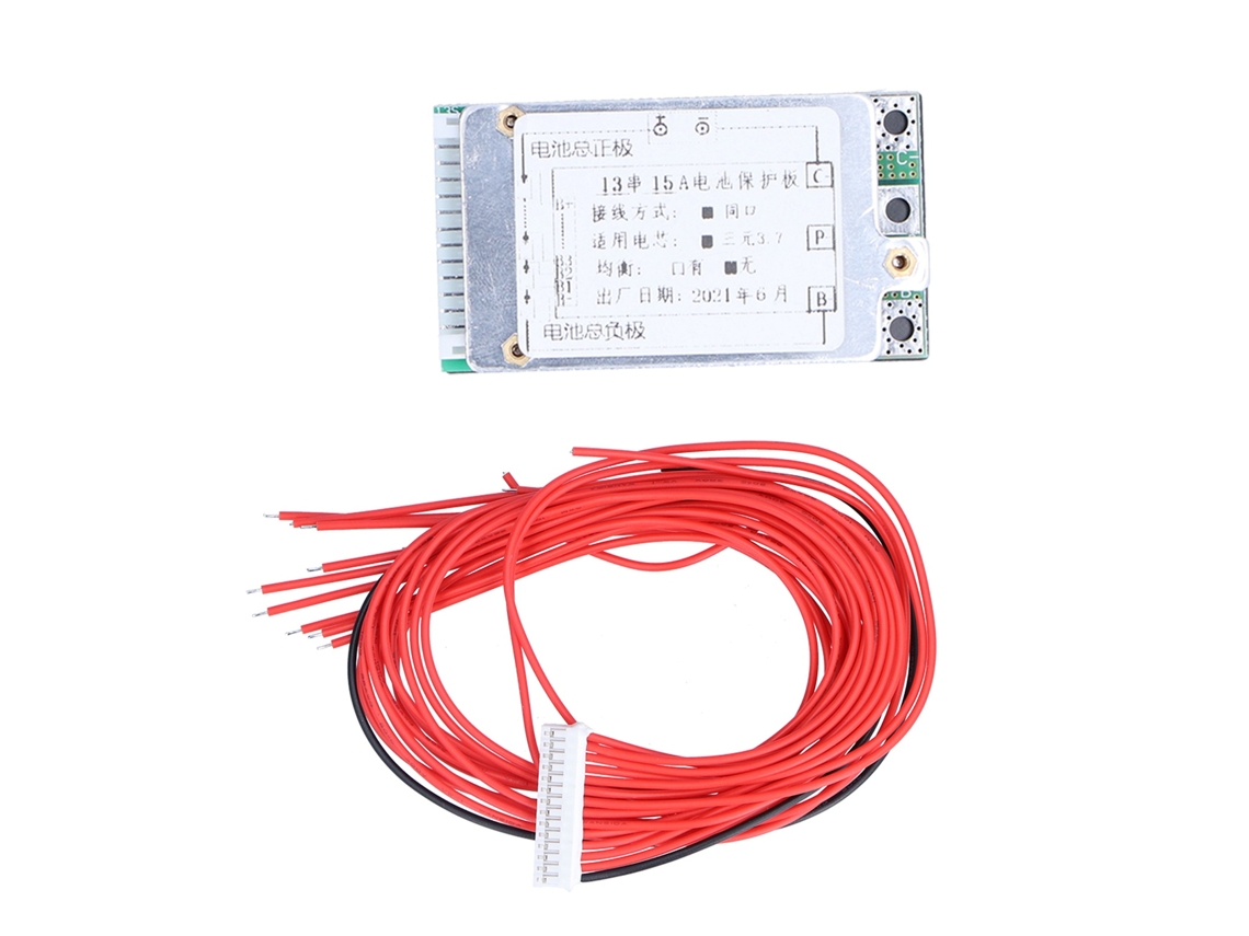 Placa De Proteção De Bateria De Célula De Lítio 15a De Liga De Alumínio Com Proteção Contra Curto-circuito Para Veículos Elétricos