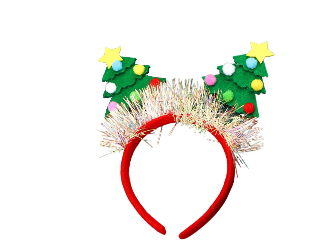 Tiara de Natal Tiaras de Natal Tiaras de Cabelo Comvayotoy
