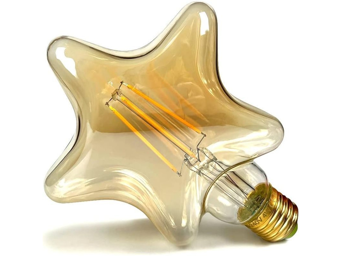 Lâmpada Nova Line LED vintage 4w branco quente 2700k cristal G125 base E27 220/240v