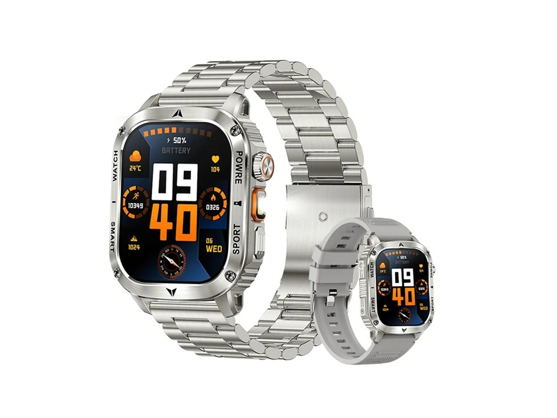 Lanterna Smartwatch Ak80 com Bateria Grande de 400 mAh Bestvite (roxa)