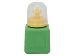 Frasco vazio e recarregável de tônico e removedor de maquiagem, verde, 120ml