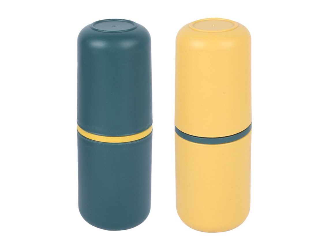 2pcs Estojo Portátil Para Escova De Dentes, Suporte Antipó, Para Viagem, Acampamento Ou Uso Diário, 20.56.3cm