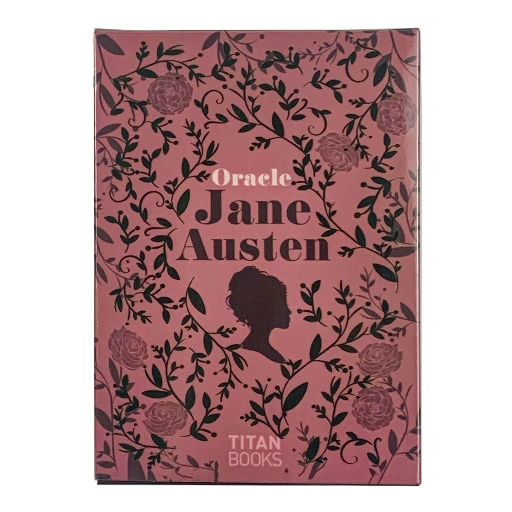 Novo Baralho De Cartas Oráculo De Jane Austen, Com 40 Ilustrações Requintadas E Um Design Único E Misterioso.
