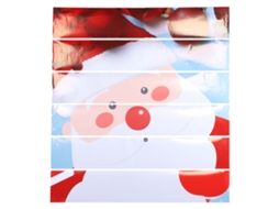 Laxiscreed Adesivos De Natal À Prova D'água Para Paredes E Escadas Com Tema Do Pai Natal