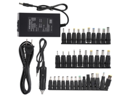 Adaptador De Energia (carregador Universal Para Notebook Para Uso Em Casa/veículo)