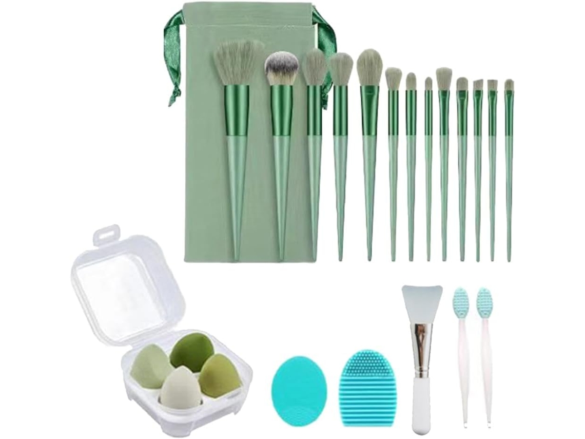 Conjunto de Pincéis SFUSHOS, para base, sombra, maquiagem