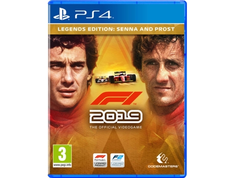 Jogo PS4 Formula 1 2019 Legends Edition Senna & Prost