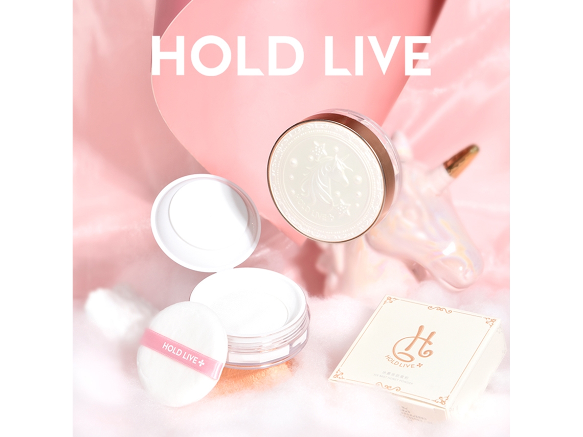 Hold Live 9.4g Pó Solto De Fixação Honey Skin-friendly Com Toque De Névoa De Gelo