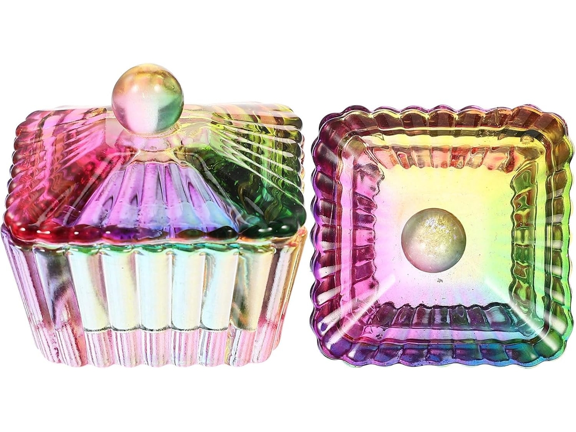 Conjunto de 2 unhas de vidro para manicure em Tampa, ideal para salões de beleza e escolas.
