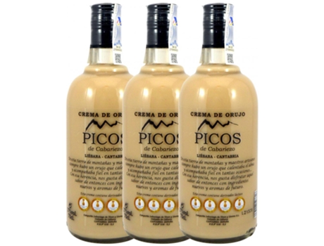 Licor LEBANIEGA Licor Creme Lebaniega Picos De Cabariezo Crema (0.7 L - 3 unidades)