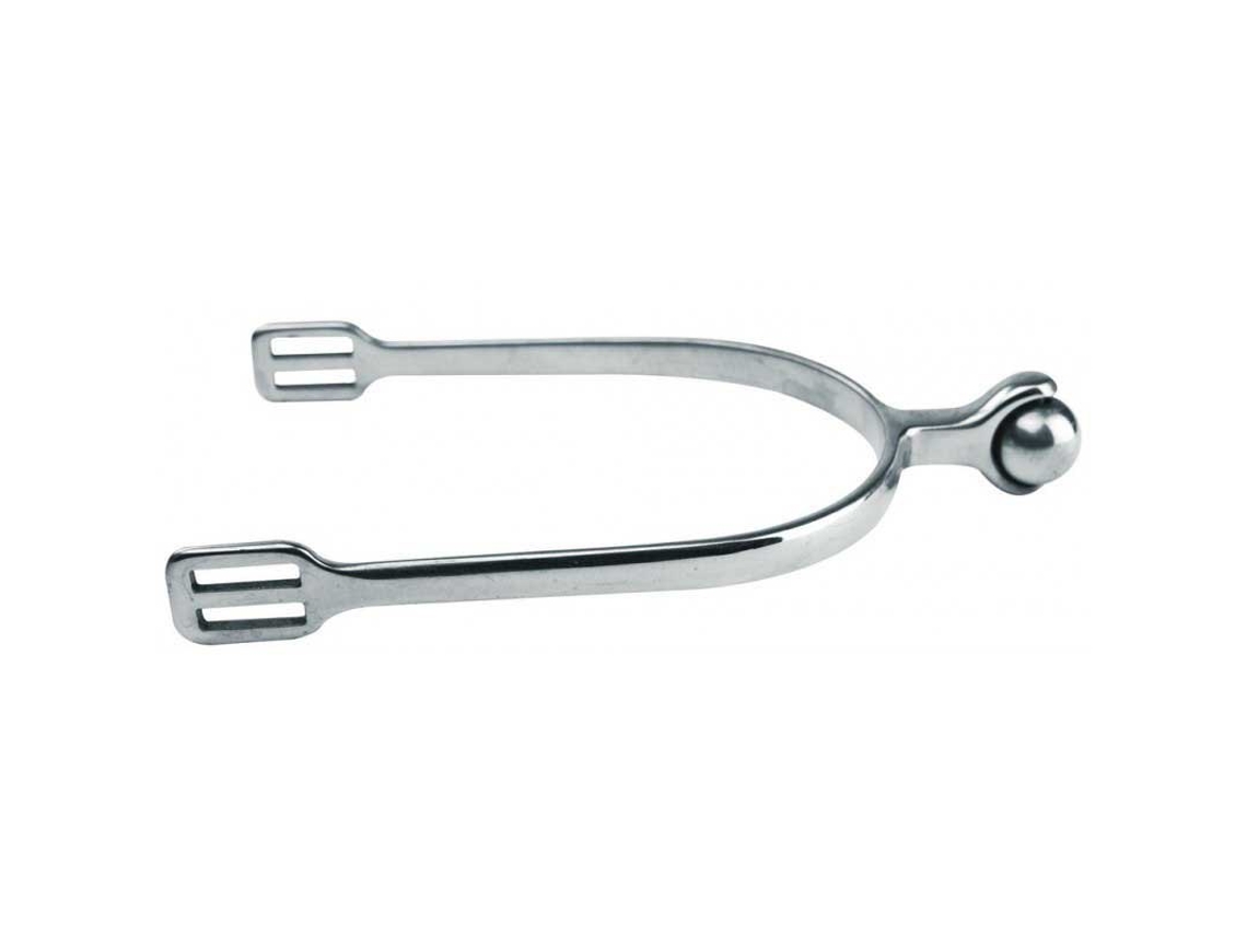 Man Spurs Ss Metallic Rowel Prateado 30 Mmfeeling