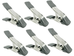 Ensemble 6 Clips Toile Fond Fer 4pouces Par Strong Clamps Réflecteurs Toile Fond Fotografia