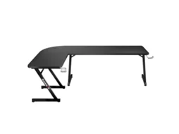 Secretária HUZARO Hero 7.0 Preto Alumínio Fibra de Carbono 154x72,5x117 cm