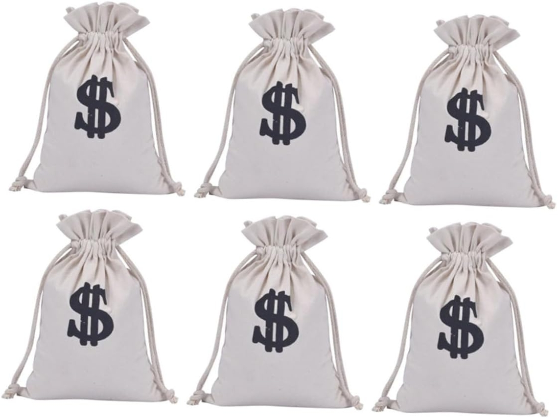 Conjunto de 6 Sacolas 30x Presente Versáteis Festas