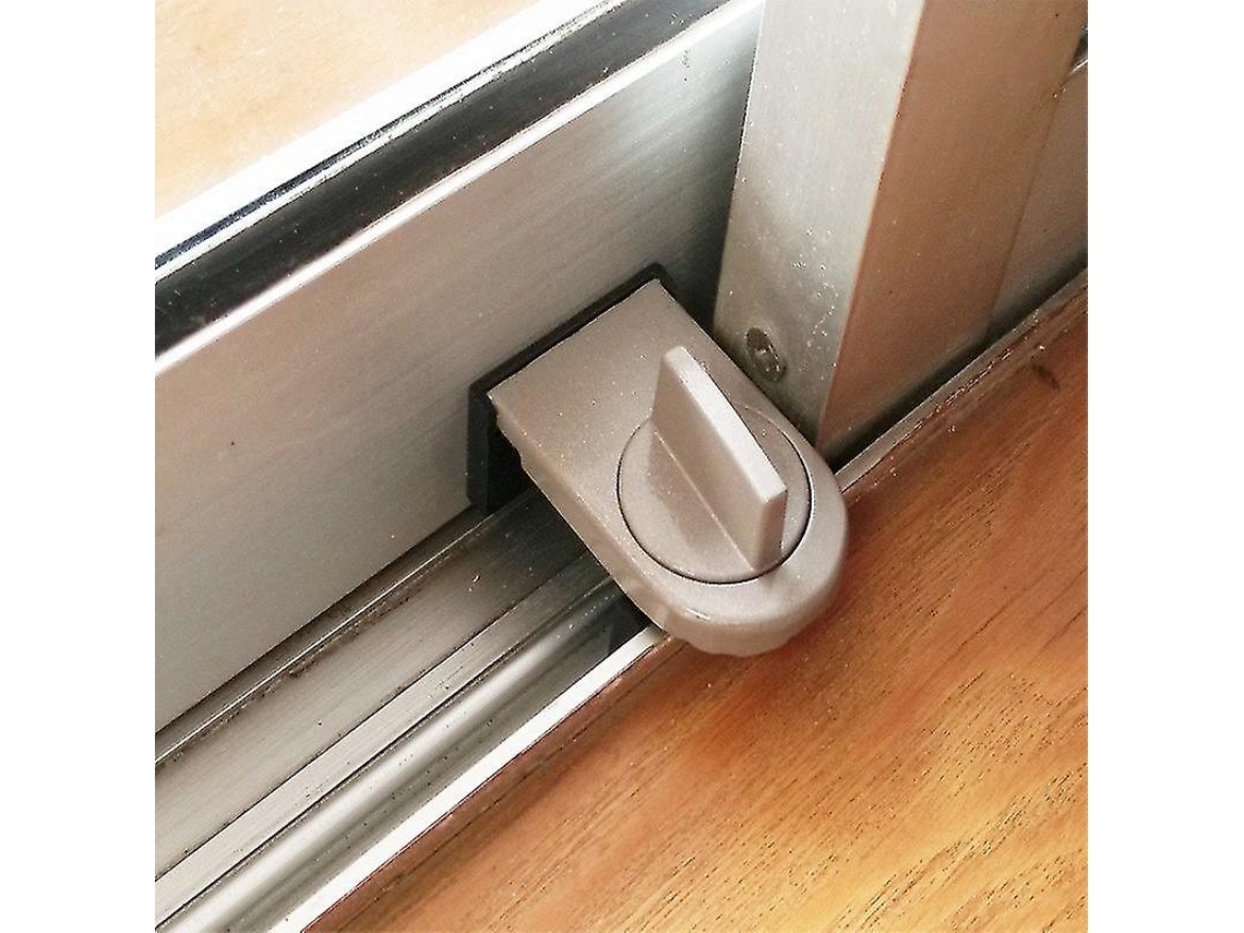 Trava Ajustável Lurelia Para Janela Deslizante E Porta De Correr, 2 Peças, Metal, Segurança Infantil, 42 Mm