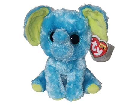 Ty Beanie Boos Trunkles Elefante Azul Pelúcia Boneca Colecionável Ty 37359 Meteorp25pn