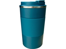 Caneca Térmica Inox Azul, Copo Quente Frio DUREFORWARD