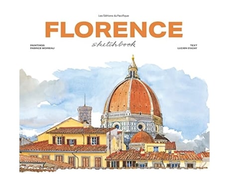 Livro Florence Sketchbook de Lucien d'Azay (Inglês - Capa Dura)
