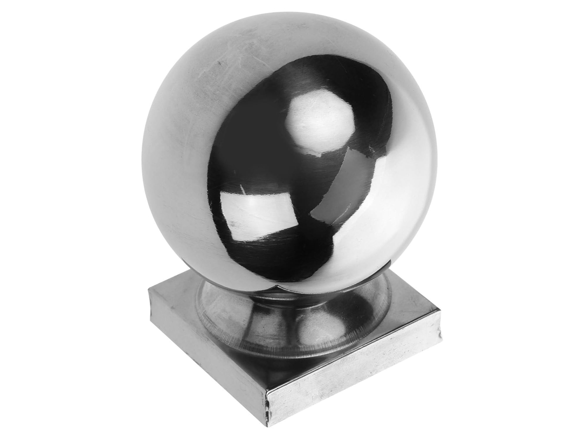 Bolas de Aço Inoxidável Inoomp para Corrimão de Escada, com Suporte Estável e Fácil Instalação. Tampas Esféricas CHABERLU